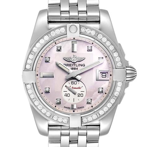 breitling galactic ladies watch|breitling ladies watches with diamonds.